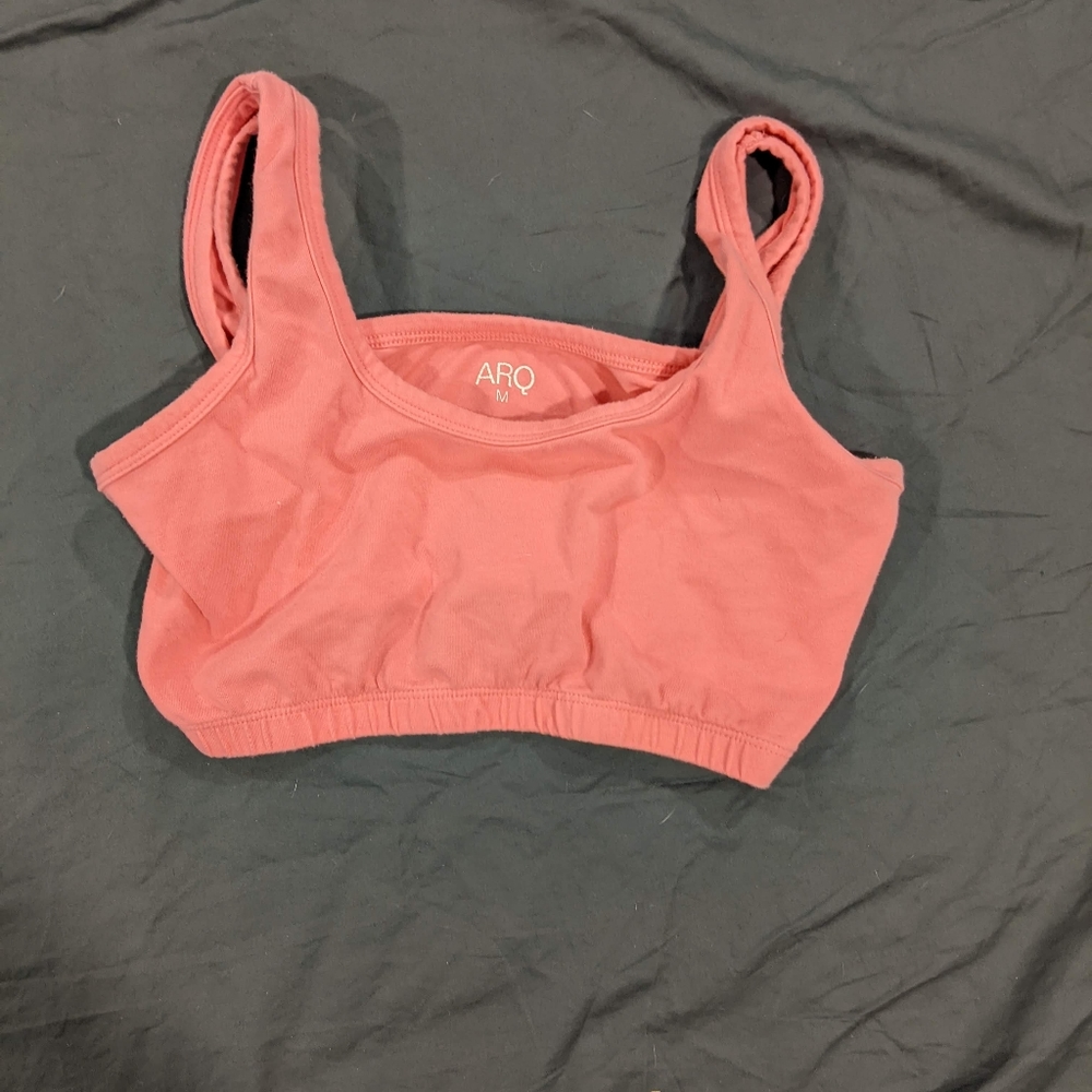 Arq bubblegum pink full coverage bra